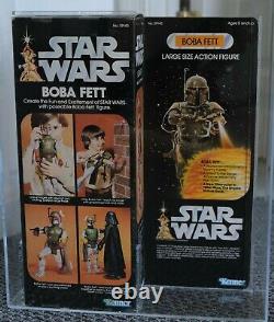 Star Wars Vintage MISB Boba Fett AFA 80 Graded Star Wars 1979 12 Inch Large Size