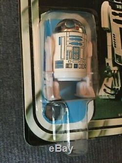 Star Wars Vintage MOC 12 Back R2-D2 R2D2 12 Back-A Clear Bubble No POP