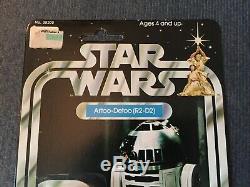 Star Wars Vintage MOC 12 Back R2-D2 R2D2 12 Back-A Clear Bubble No POP