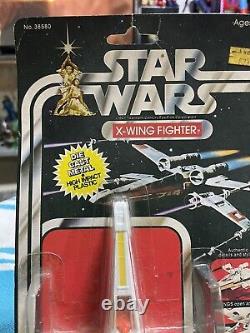 Star Wars Vintage Mint on Card Diecast X-Wing Fighter No Repro