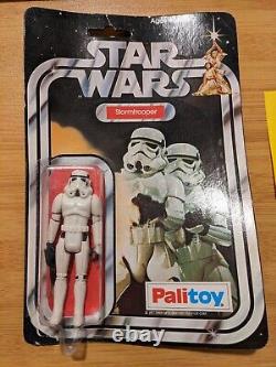 Star Wars Vintage Palitoy Stormtrooper 12 Back Partially open MOC 1978 VINTAGE