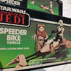 Star Wars Vintage Speeder Bike Vehicle Kenner 1983 MISB Sealed In Original Box