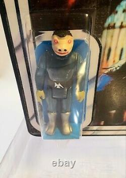 Star Wars Vintage Style Stan Solo Creations Blue Snaggletooth MOC + StarCase