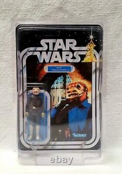 Star Wars Vintage Style Stan Solo Creations Blue Snaggletooth MOC + StarCase