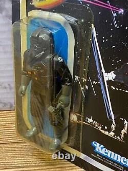 Star Wars Vintage TIE Fighter Pilot figure sealed on 1983 ROTJ 65 Back Card
