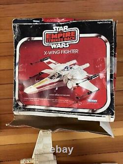 Star Wars X-Wing Fighter With Box ESB Vintage 80's Empire Strikes Back