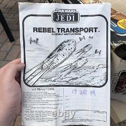 Star Wars boxed vintage Rebel Transport ROTJ Complete