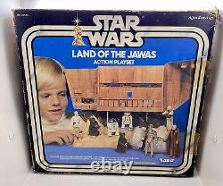 Star Wars vintage Land Of The Jawas Play set Still In Box Good Condition Late70s