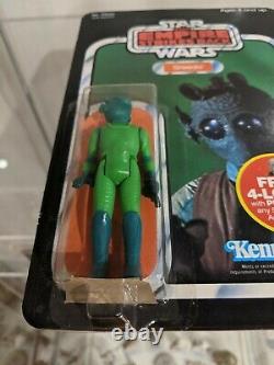Star wars Greedo 47 Back Vintage ESB Kenner MOC AFA worthy Han Solo's nemesis