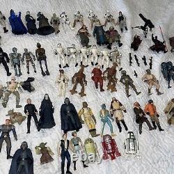 Star wars lot of 74 action figures all kinds 1995-2002 vintage