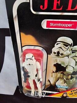 Stormtrooper 65 Back 1983 STAR WARS Vintage NEW SEALED CLEAR Bubble w OFFER