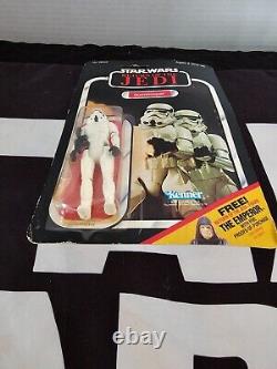 Stormtrooper 65 Back 1983 STAR WARS Vintage NEW SEALED CLEAR Bubble w OFFER