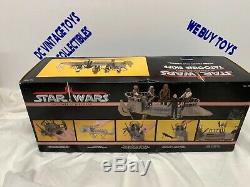 VINTAGE 1984 MINT IN BOX Kenner Star Wars POTF Tatooine Skiff NEVER USE COMPLETE