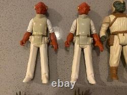 VINTAGE Star Wars Action Figures Lot of 10 1984 ROTJ Deboo Yoda Ree-Yees Prune