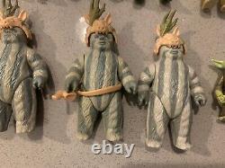 VINTAGE Star Wars Action Figures Lot of 10 1984 ROTJ Deboo Yoda Ree-Yees Prune