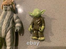 VINTAGE Star Wars Action Figures Lot of 10 1984 ROTJ Deboo Yoda Ree-Yees Prune