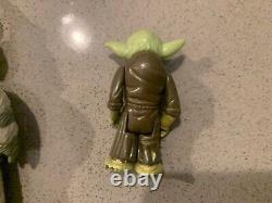 VINTAGE Star Wars Action Figures Lot of 10 1984 ROTJ Deboo Yoda Ree-Yees Prune