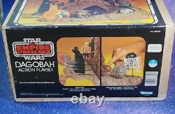 VINTAGE Star Wars COMPLETE & SEALED BOX DAGOBAH PLAYSET KENNER Yoda swamp 1981