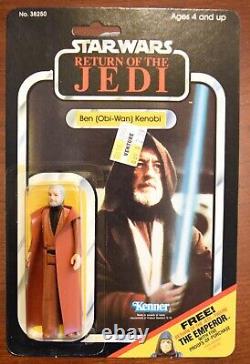 VINTAGE Star Wars ROTJ Ben (Obi-Wan) Kenobi Kenner Action Figure Unopened