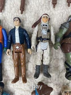 Vintage 1970s And 1980s Kenner Star Wars Action Figure Lot Large 21