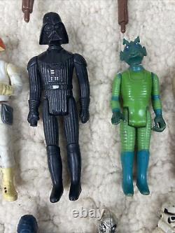 Vintage 1970s And 1980s Kenner Star Wars Action Figure Lot Large 21