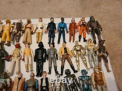 Vintage 1977-84 Star Wars Action Figures + Lot of 31 & Darth Vader Case! Rare