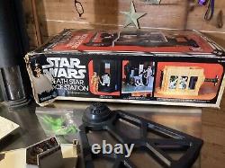 Vintage 1977 ANH Kenner Star Wars DEATH STAR Space Station WithBox 1 Child Owner