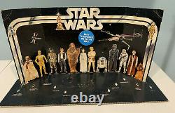 Vintage 1977 Kenner Star Wars Early Bird Certificate Package Figure Stand
