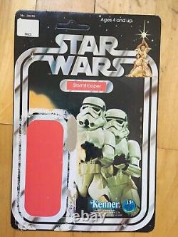 Vintage 1977 Kenner Star Wars STORMTROOPER & Original Card Back 12-B NICE