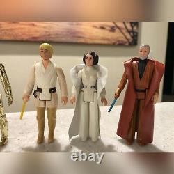 Vintage 1977 Star Wars Action Figures Lot