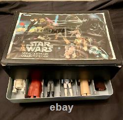 Vintage 1977 Star Wars First 12 Lot with Action Figure Carry Case Insert Kenner