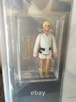 Vintage 1977 Star Wars Luke Skywalker DT Telescoping Saber Loose Figure AFA 75