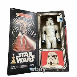 Vintage 1977 Star Wars Stormtrooper 12 Large Size Complete In Box and Gun