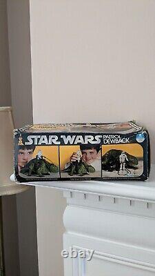 Vintage 1979 Kenner Star Wars Action Figure Patrol Dewback with Saddle & Reins Box