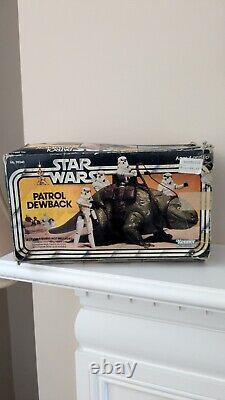 Vintage 1979 Kenner Star Wars Action Figure Patrol Dewback with Saddle & Reins Box