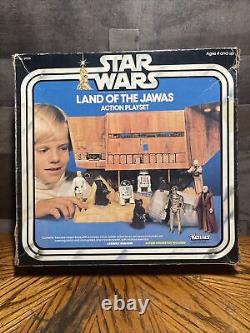 Vintage 1979 Land of the Jawas Action Playset STAR WARS W Box