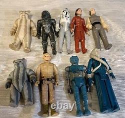 Vintage 1980 Star Wars Collectors Darth Vader Case Kenner + 19 Action Figures