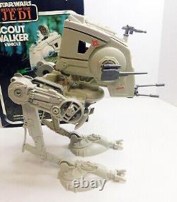 Vintage 1980s Star Wars AT-ST Scout Walker Complete With Box