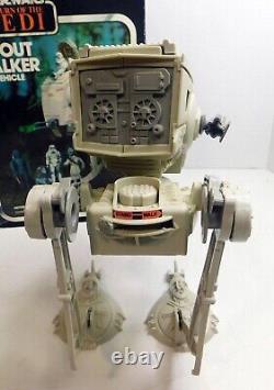 Vintage 1980s Star Wars AT-ST Scout Walker Complete With Box