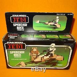 Vintage 1983 Kenner Star Wars Return Of The Jedi Speeder Bike Vehicle Boxed Misb
