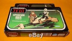 Vintage 1983 Kenner Star Wars Return Of The Jedi Speeder Bike Vehicle Boxed Misb