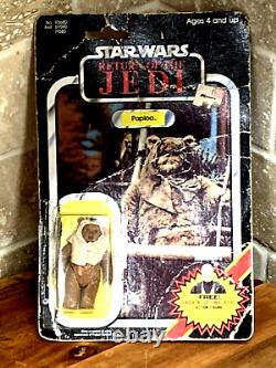 Vintage 1983 Kenner Star Wars Return of the Jedi Paploo Unopened (69)