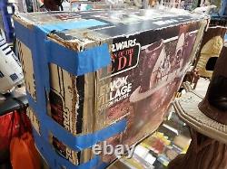 Vintage 1983 STAR WARS Ewok Village, 90% complete with Damaged Box. See Pictures
