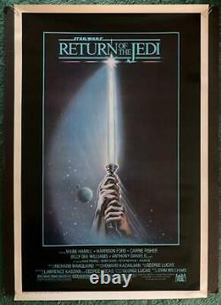 Vintage 1983 STAR WARS RETURN OF THE JEDI GORE GRAPHICS One Sheet Movie Poster