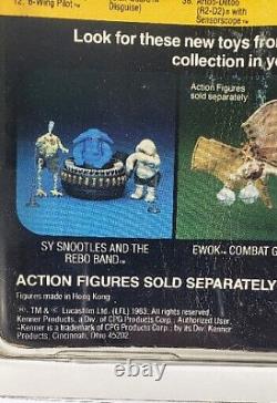 Vintage 1983 Star Wars Emperor Return of the Jedi Figure 77-Back Unpunched Card