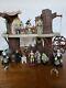 Vintage 1983 Star Wars Ewok Village Playset With Lot Of 10 Figures And Vehicles