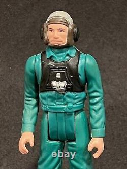 Vintage 1984 Kenner Star Wars A-Wing Pilot POTF 17 Figure NO Blaster Weapon