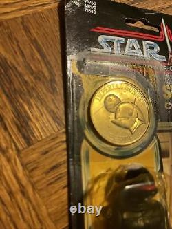 Vintage 1985 Star Wars POTF Imperial Gunner Last 17 With Card Bubble & Coin