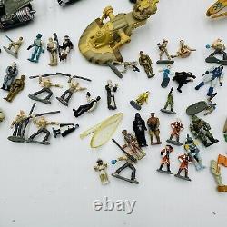 Vintage 1990s Galoob Micro Machines Star Wars Lot Playsets Vehicles + 76 Figures