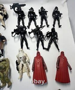 Vintage 1995-1997 STAR WARS Kenner POTF 40 Loose Figure Lot Vader Luke Leia Han